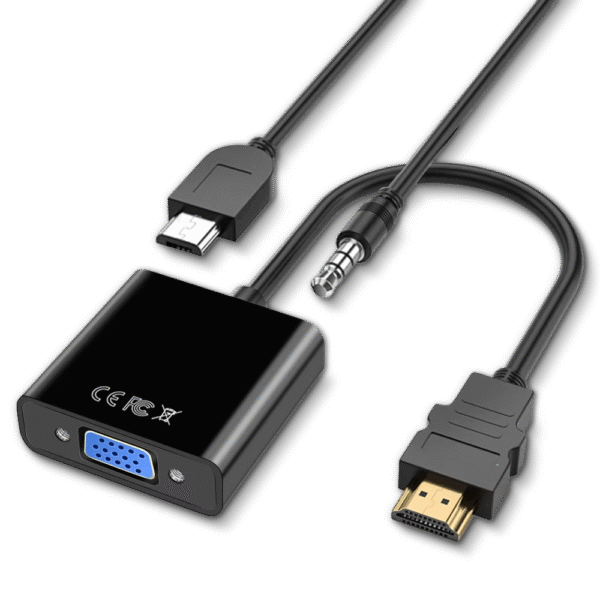 CABO CONVERSOR COMTAC HDMI X VGA + AUDIO + MICRO USB2.0 - Imagem 2