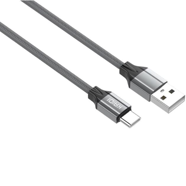 15386624557-1.png Cabo de Carga e Dado Carregamento Rápido Tipo-C 1 metro Kaidi KD-335C - Imagem 1