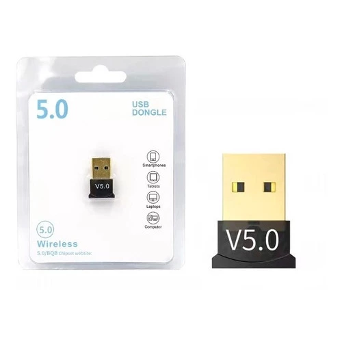 15387552386-fb6107599fa1274e13bb2e999ececa5f.webp ADAPTADOR MINI BLUTOOTH VERSAO 5.0 USB - Imagem 1