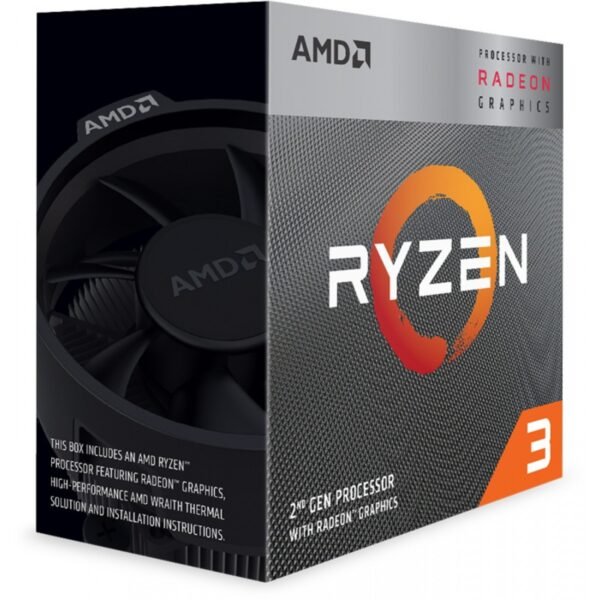PROCESSADOR AMD RYZEN 3 5300G, 4-CORE, 8-THREADS, 4.0GHZ (4.2GHZ TURBO), CACHE 8MB, AM4, 100-1000002 - Imagem 2