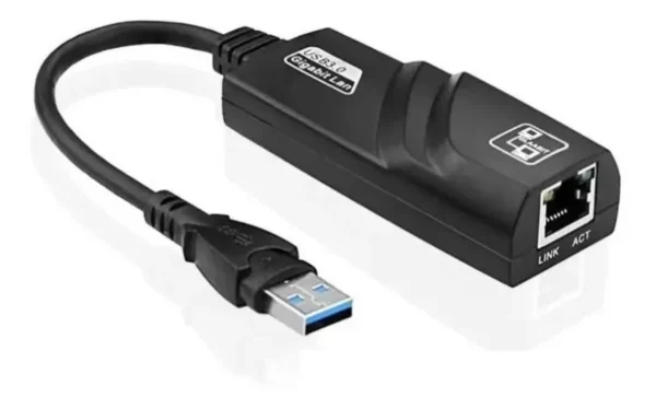 CABO ADAPTADOR RJ45 PARA USB 3.0 - USBLAN1000BK - Imagem 2
