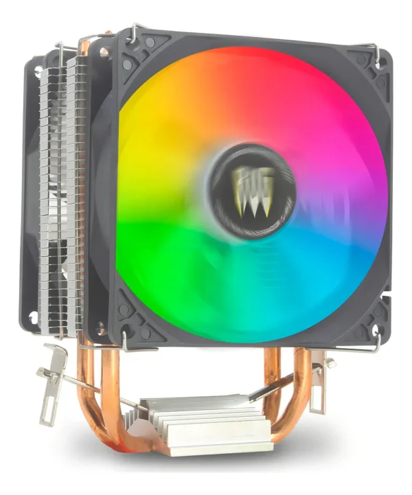 COOLER PARA PROCESSASDOR KP-VR304 ILUMINACAO LED, 2100 RPM, SILENCIOSO, FAN DE 90MM - - Imagem 1