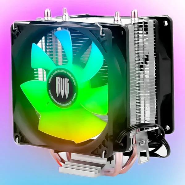 COOLER PARA PROCESSASDOR KP-VR304 ILUMINACAO LED, 2100 RPM, SILENCIOSO, FAN DE 90MM - - Imagem 4