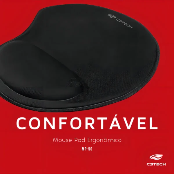 MOUSE PAD C/APOIO ERGONOMICO MP-50 C3T - Imagem 4